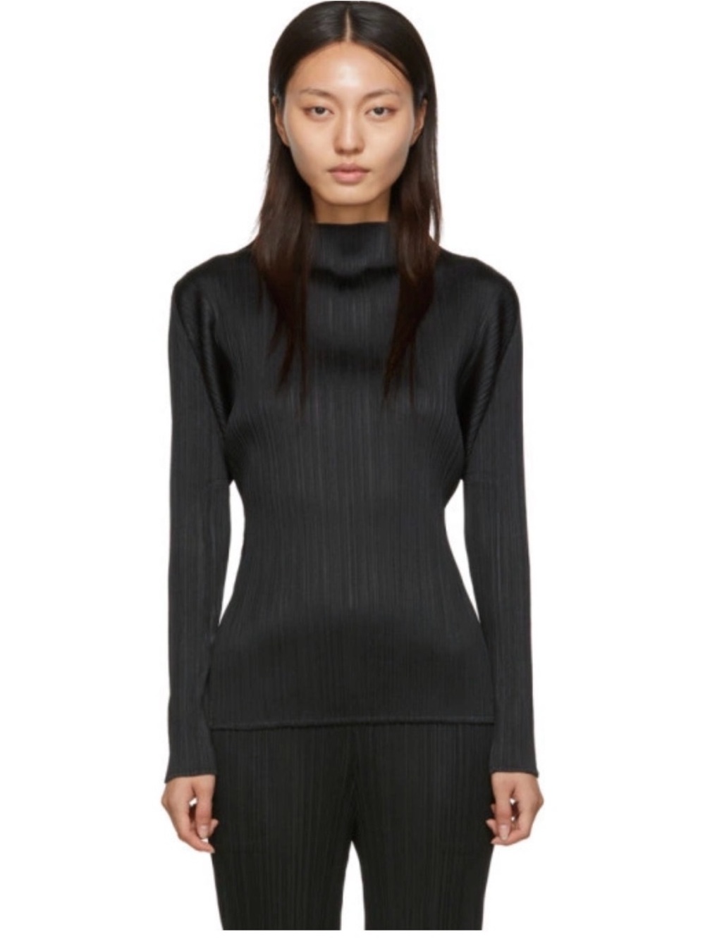 ASOS design black sheered blouse